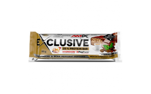 Amix Exclusive Protein Bar 25% (85 g, mocca choco & coffee)