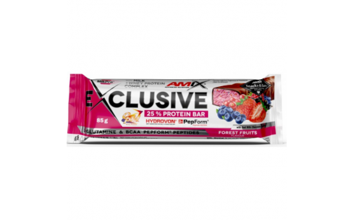 Amix Exclusive Protein Bar 25% (85 g, forest fruits)