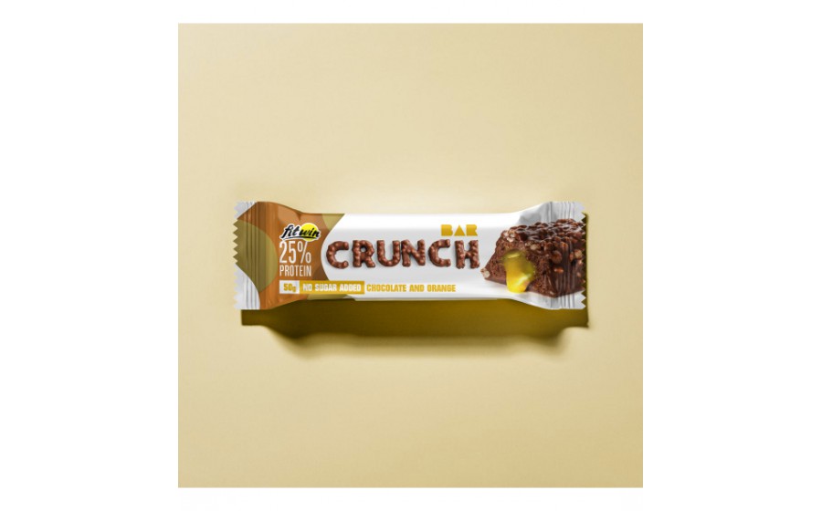 FitWin Crunch Bar (50 g, chocolate and orange)