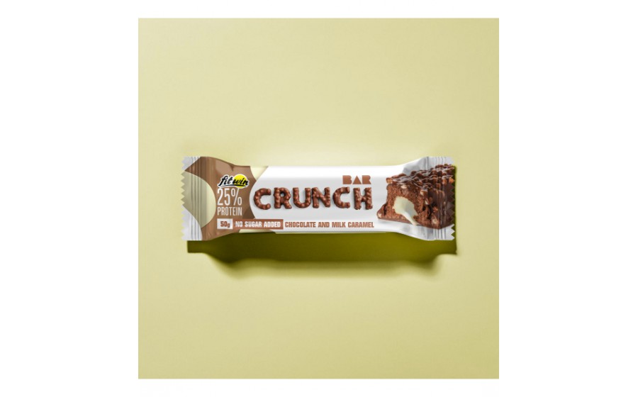 FitWin Crunch Bar (50 g, chocolate and milk caramel)