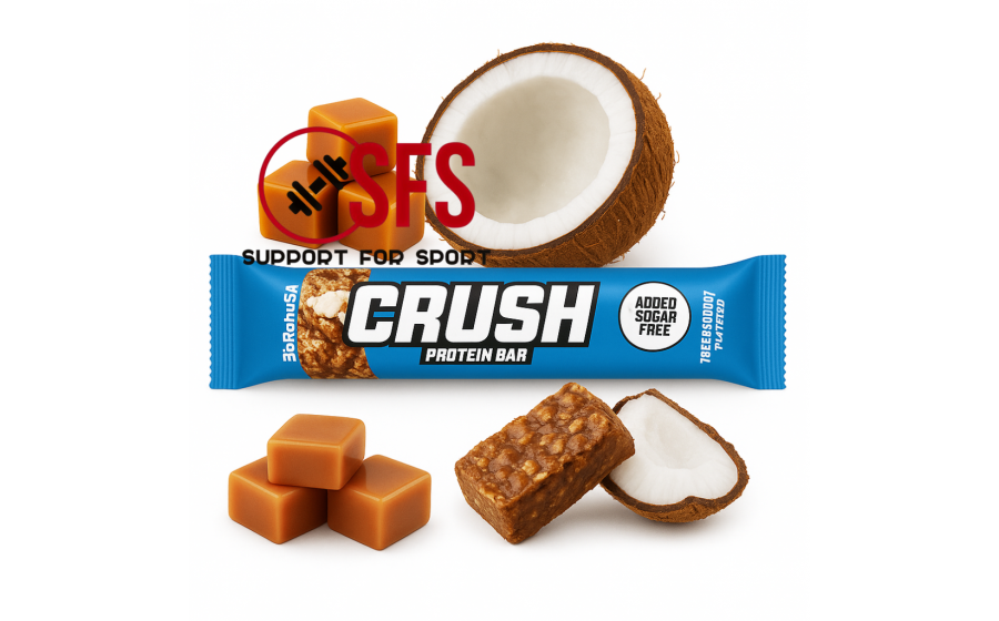 Crush protein bar (64 g, toffee-coconut)