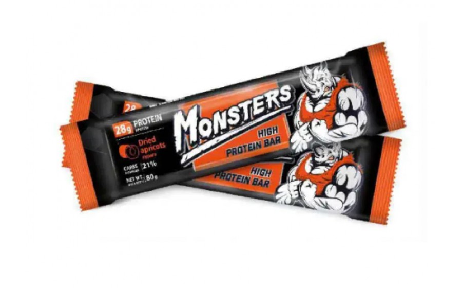 Strong Max Monsters Protein Bar (80 g, dried apricots)