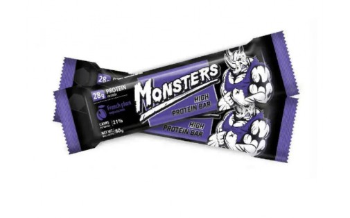 Strong Max Monsters Protein Bar (80 g, french plum)