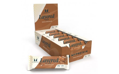 MyProtein Layered Bar (60 g, triple chocolate fudge)