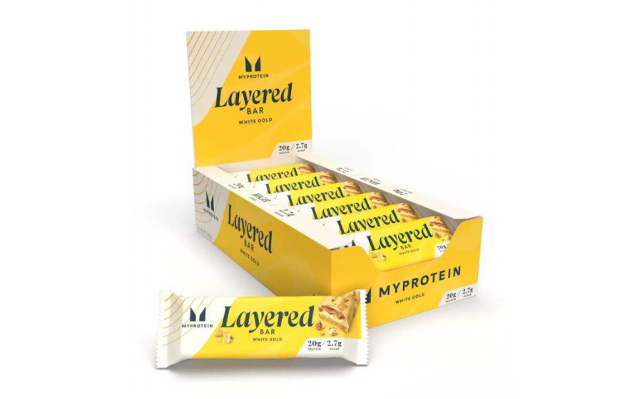 MyProtein Layered BAR (60 g, white gold)