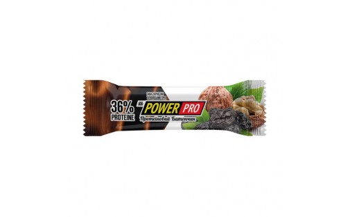Power Pro 36% Proteine (60 g, чорнослив та волоський горiх)
