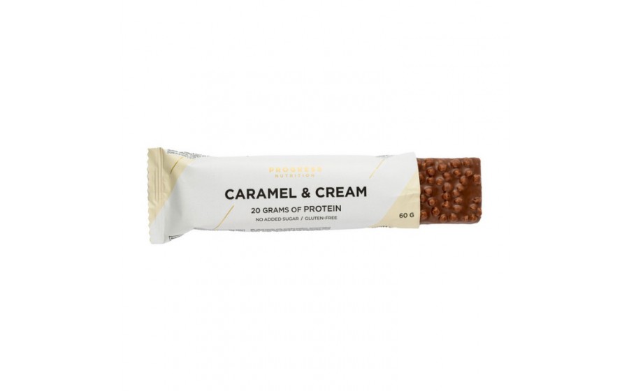 Progress Nutrition Protein Bar (60 g, caramel & cream)