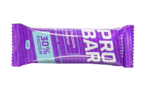 Progress Nutrition Pro Bar 30% (45 g, chocolate coconut)