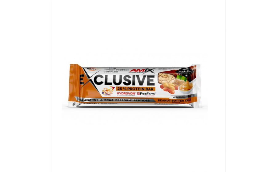 Amix Exclusive Protein Bar 25% (85 g, peanut butter cake) Amix Exclusive Protein Bar 25% (85 g, peanut butter cake)