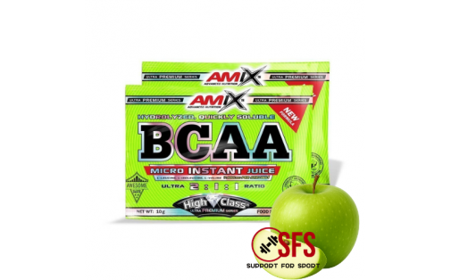 AMIX BCAA Micro Instant Juice - 10g -Green Apple