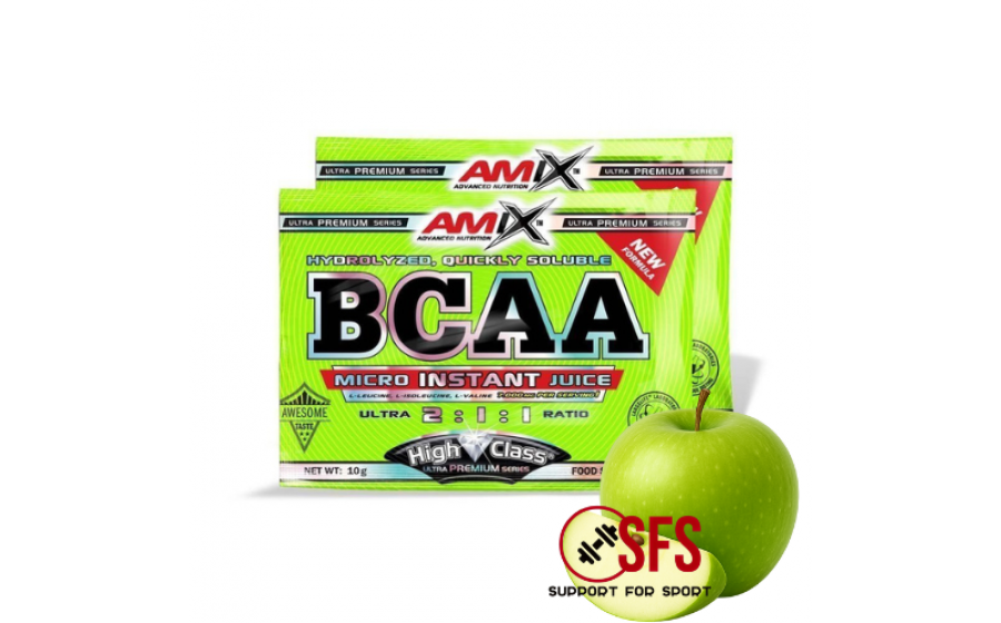 AMIX BCAA Micro Instant Juice - 10g -Green Apple