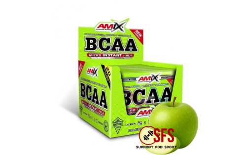 AMIX BCAA Micro Instant Juice - 20 x 10 g - Green Apple
