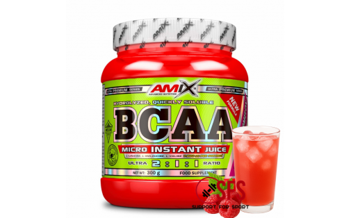 AMIX BCAA Micro Instant Juice - 300g -Raspberry Lemonade