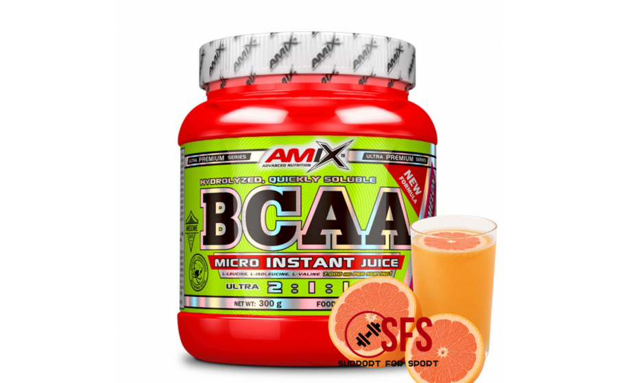 AMIX BCAA Micro Instant Juice - 300g -Grapefruit Lemonade