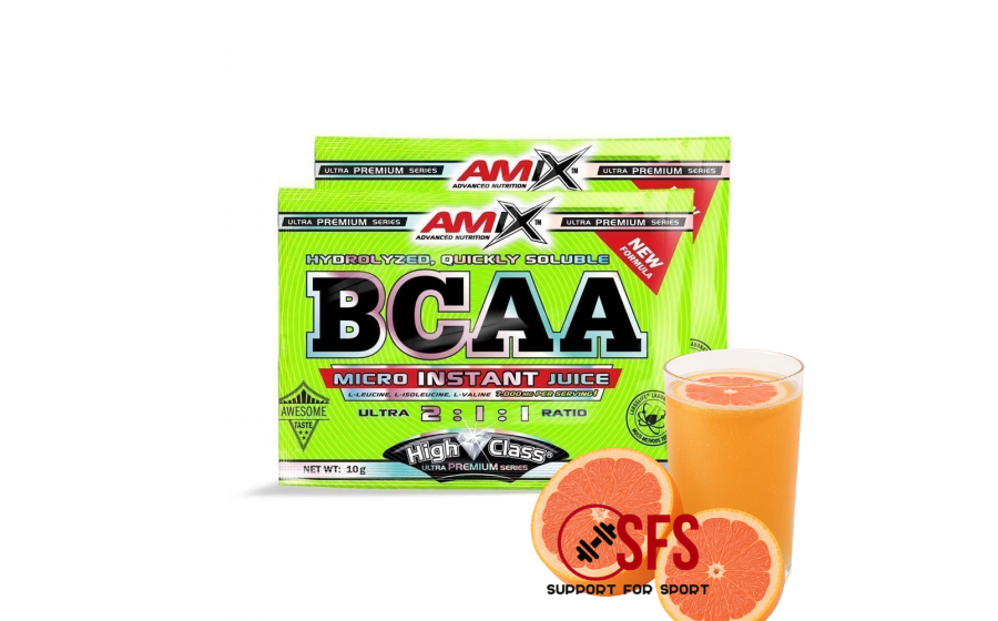 AMIX BCAA Micro Instant Juice - 10g -Grapefruit Lemonade