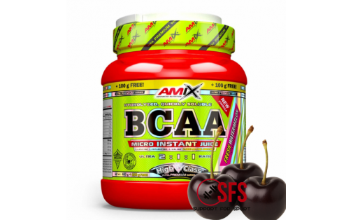 AMIX BCAA Micro Instant Juice - 400 g+ 100 g(free) - Black Cherry
