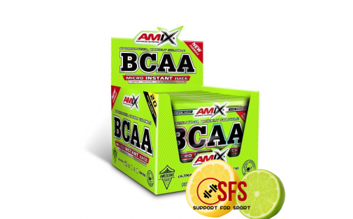 AMIX BCAA Micro Instant Juice - 20 x 10 g - Lemon Lime
