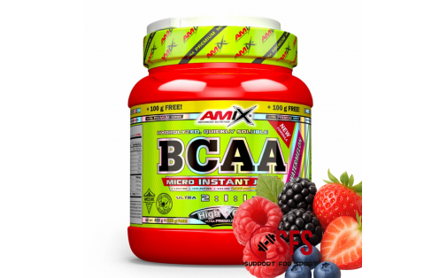 AMIX BCAA Micro Instant Juice - 400 g+ 100 g(free) - Forest Fruit