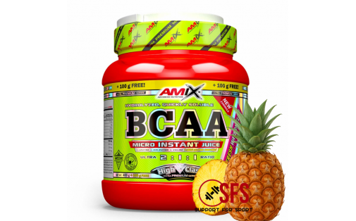 AMIX BCAA Micro Instant Juice - 400 g+ 100 g(free) - Pineapple