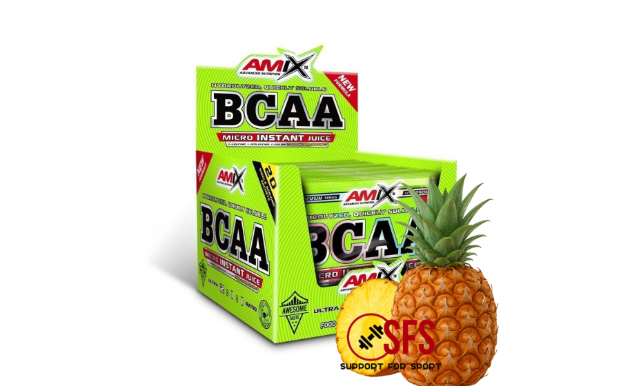 AMIX BCAA Micro Instant Juice - 20 x 10 g - Pineapple