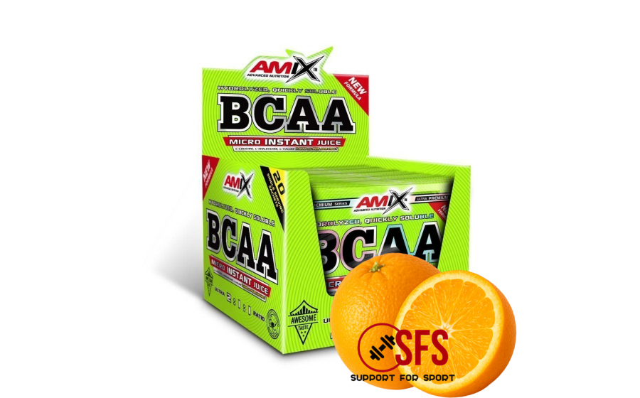 AMIX BCAA Micro Instant Juice - 20 x 10 g - Orange