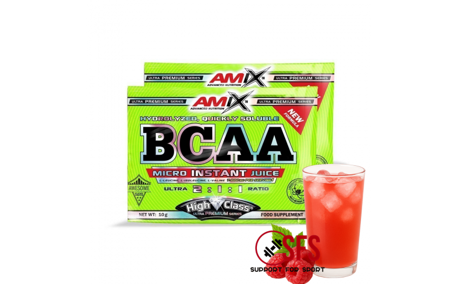 AMIX BCAA Micro Instant Juice - 10g -Raspberry Lemonade