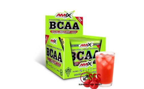 AMIX BCAA Micro Instant Juice - 20 x 10 g - Raspberry Lemonade