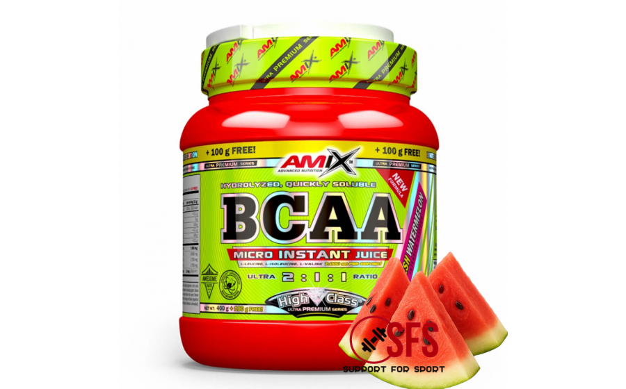 AMIX BCAA Micro Instant Juice - 400 g+ 100 g(free) - WaterMelon