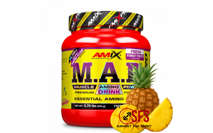 Amix Pro M.A.P. Muscle Amino Drink 344g Mango-Pineapple
