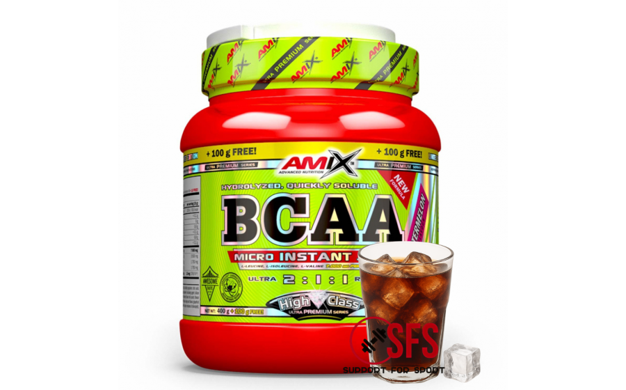 AMIX BCAA Micro Instant Juice - 400 g+ 100 g(free) - Cola