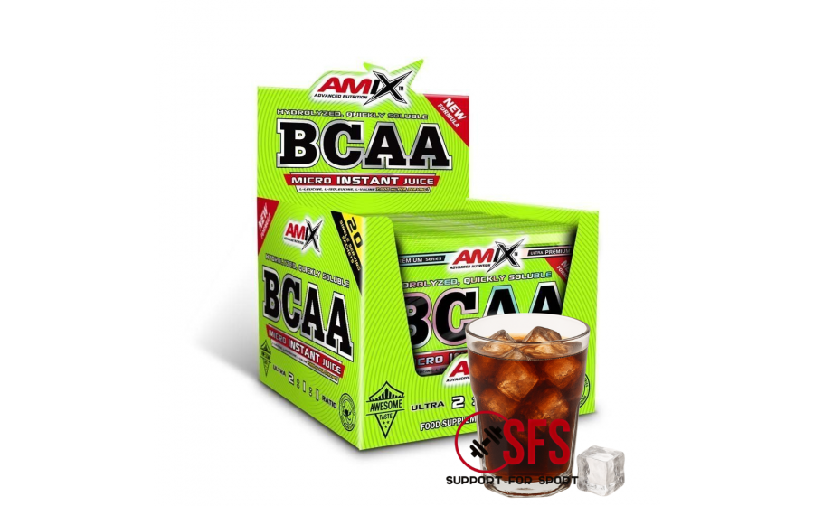 AMIX BCAA Micro Instant Juice - 20 x 10 g - Cola