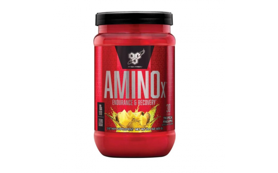 BSN Amino X 435 г — амінокислотний комплекс без цукру, смак троп BSN Amino X тропічний ананас 435 г амінокислоти