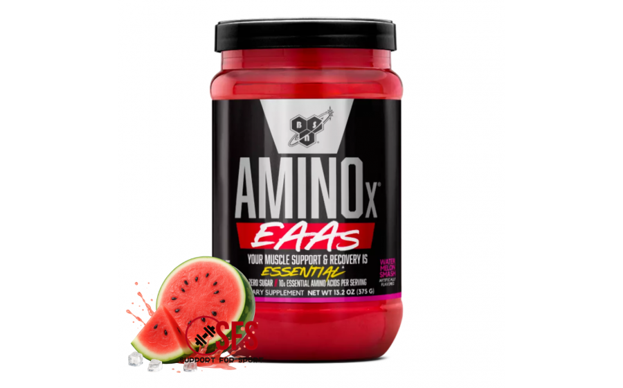 BSN Amino X EAAs Essential 375 г — комплекс EAA без цукру, смак SN Amino X EAAs 375 г Watermelon Smash