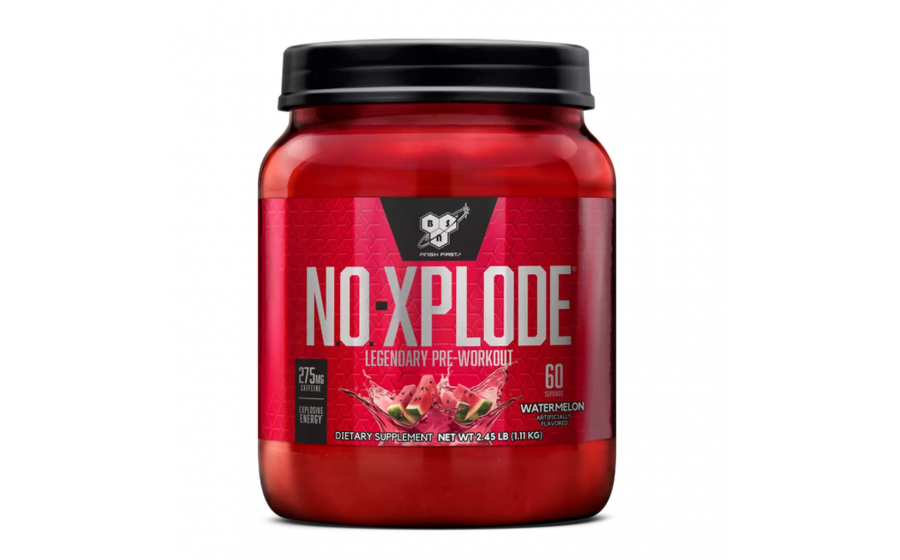 BSN N.O.-XPLODE 3.3 Pre-Workout — 1,11 кг, смак кавун, вибухова BSN N.O.-XPLODE 3.3 кавун 1,11 кг предтренік
