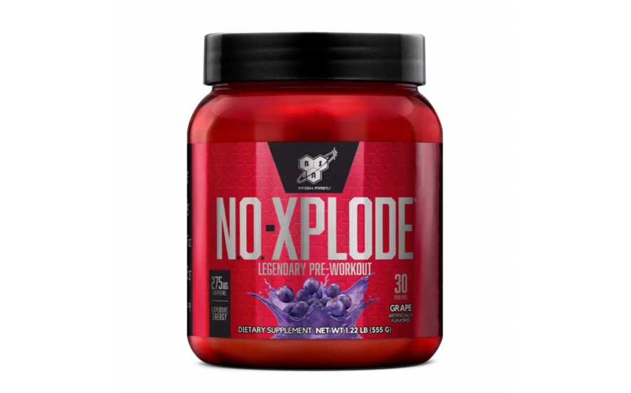 BSN N.O.-XPLODE 3.3 555 г — предтренувальний комплекс BSN, смак BSN N.O.-XPLODE 3.3 виноград 555 г