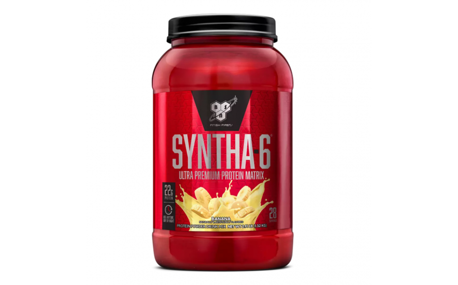 BSN Syntha‑6 1,32 кг — банановий смак, протеїновий комплекс для BSN Syntha‑6 банан 1,32 кг протеїн