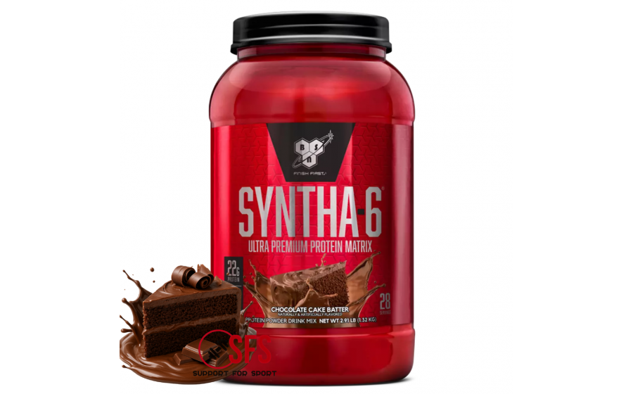 BSN Syntha-6 — 1,32 кг, смак Шоколадне бісквітне тісто