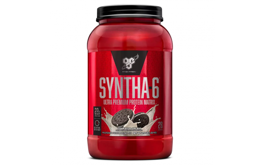 BSN Syntha-6 — 1,32 кг, білковий коктейль Cookies & Cream із BSN Syntha-6 1,32 кг Cookies & Cream