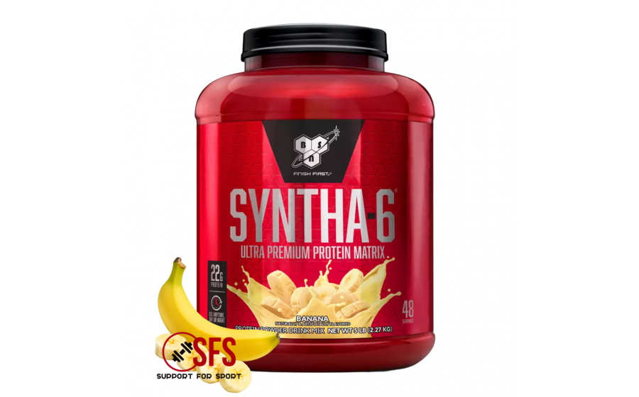BSN Syntha‑6 банан 2,27 кг протеїн порошок