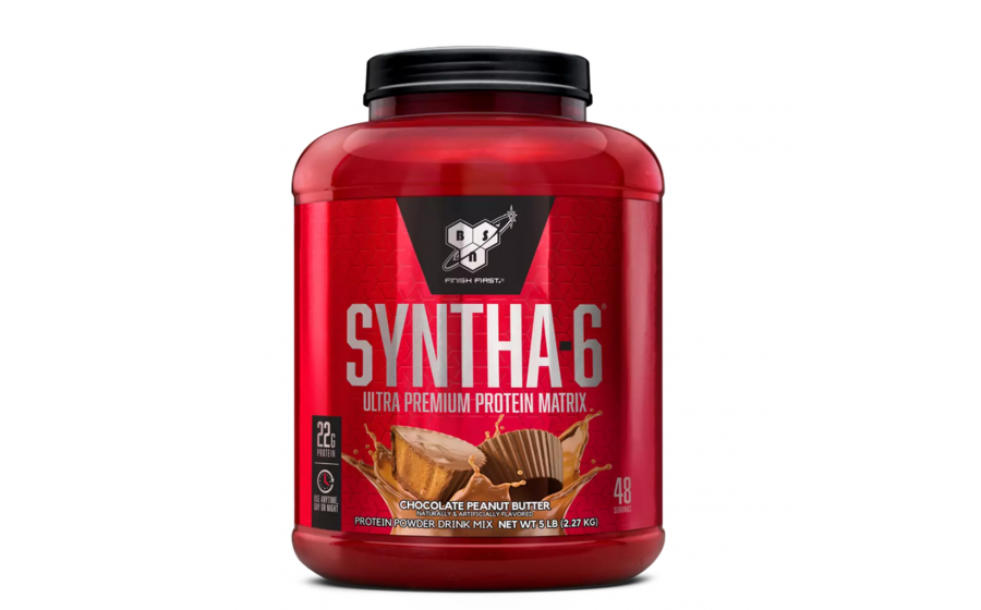 BSN Syntha-6 — 2,27 кг, шоколадно-арахісова паста — білковий ком BSN Syntha-6 2,27 кг Chocolate Peanut Butter