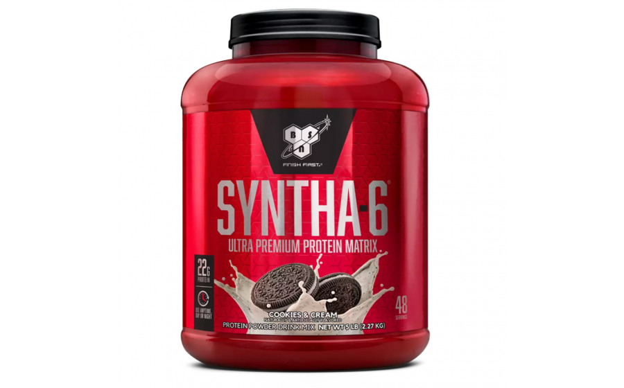 BSN Syntha-6 — 2,27 кг, білковий коктейль Cookies & Cream з BSN Syntha-6 2,27 кг Cookies & Cream