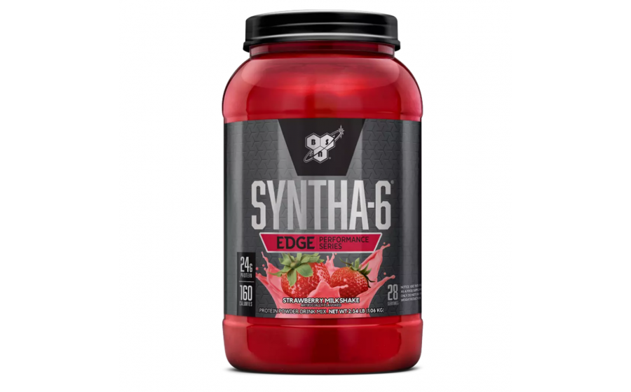BSN Syntha-6 Edge — 1,06 кг, білковий коктейль зі смаком клубніч BSN Syntha-6 Edge клубнічний мілкшейк 1,06 кг