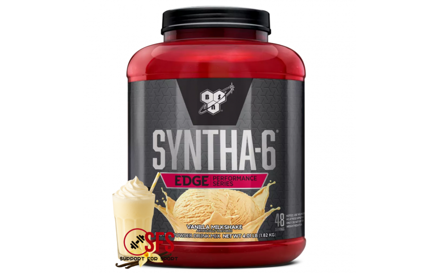 BSN Syntha-6 Edge — 1,82 кг, протеїн зі смаком ванільного милкше BSN Syntha-6 Edge ванільний милкшейк 1,82 кг