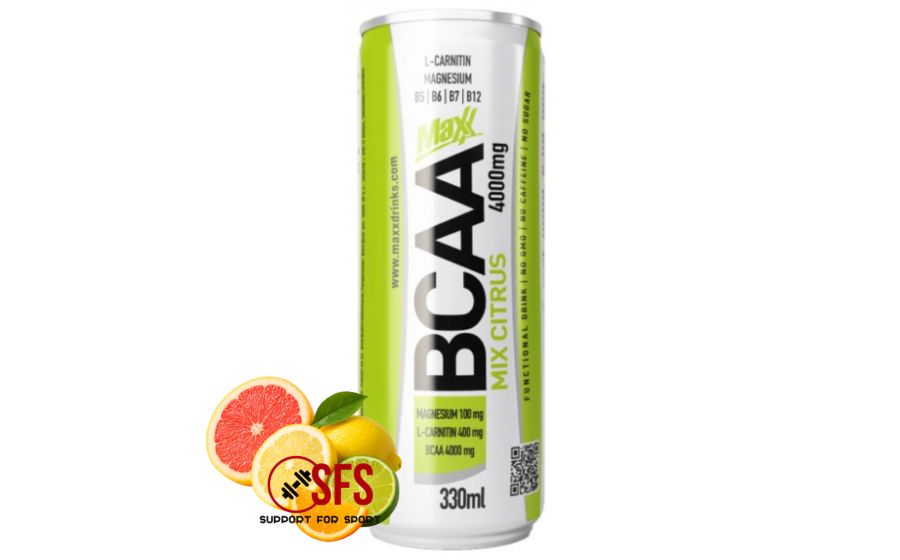 Caste Maxx BCAA Vitamin Drink MIX Citrus 330 мл – BCAA, карнітин Caste Maxx BCAA Vitamin Drink MIX Citrus 330 мл банку цитрус