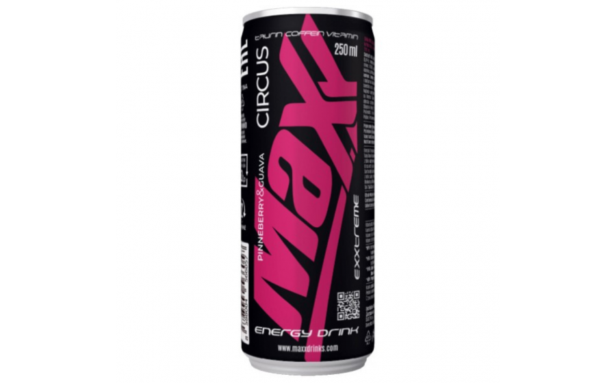 Caste Maxx Circus Energy Drink – ананасова полуниця і гуава – 25 Енергетик Caste Maxx Circus 250 мл ананасова полуниця і гуава