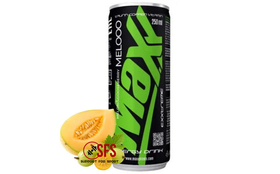 Caste Maxx MELLOOO Energy Drink 250 мл – смак диня-аґрус Енергетик MELLOOO диня і аґрус 250 мл Caste Maxx