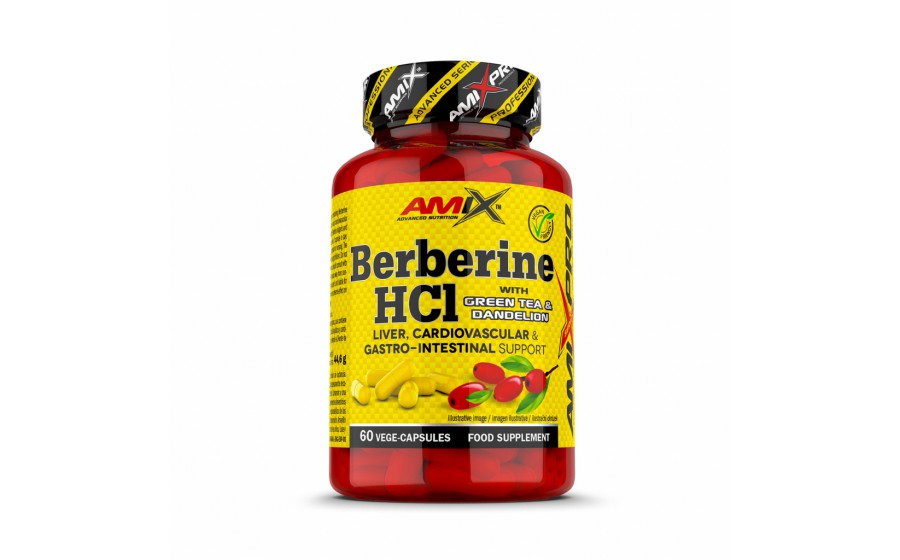 AMIX AmixPro Berberine HCl with GreenTea Dandelion 60 Vege AMIX AmixPro Berberine HCl with GreenTea Dandelion 60 Vege