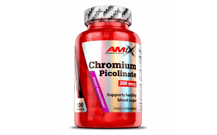 AMIX Chromium Picolinate 200 mcg 100cps AMIX Chromium Picolinate 200 mcg 100cps
