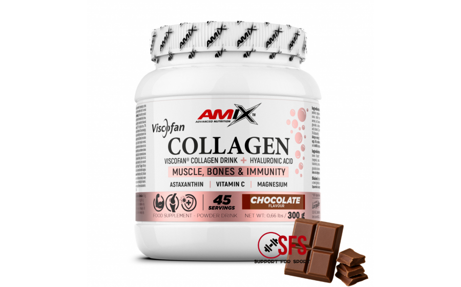 AMIX Collagen Viscofan Drink 300 g Chocolate AMIX Collagen Viscofan Drink 300 g Chocolate