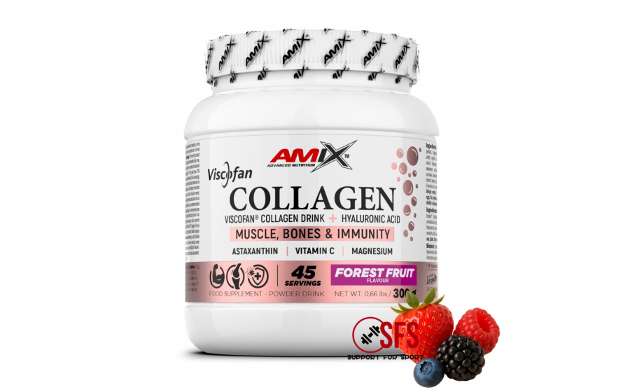 AMIX Collagen Viscofan Drink 300 g Forest Fruit AMIX Collagen Viscofan Drink 300 g Forest Fruit
